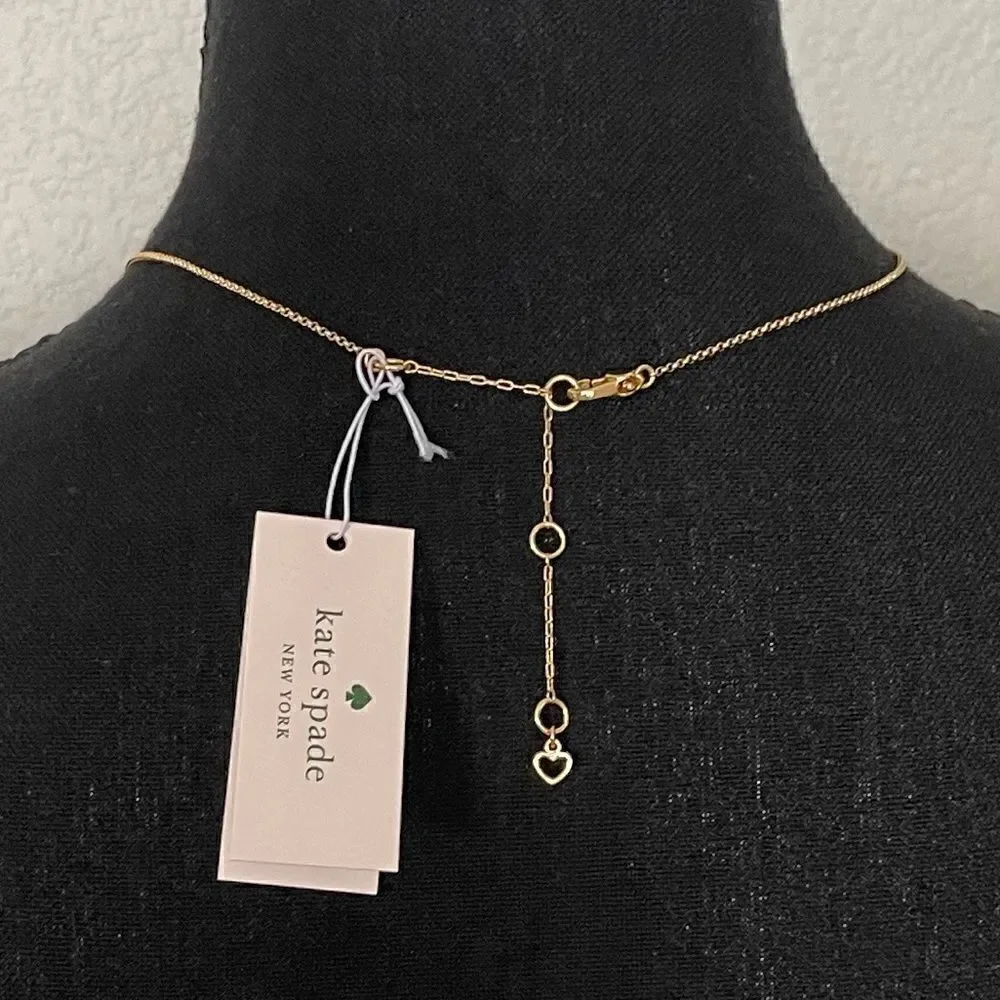 NWT Kate Spade Blushing Blooms Pendant Necklace - Picture 7 of 8